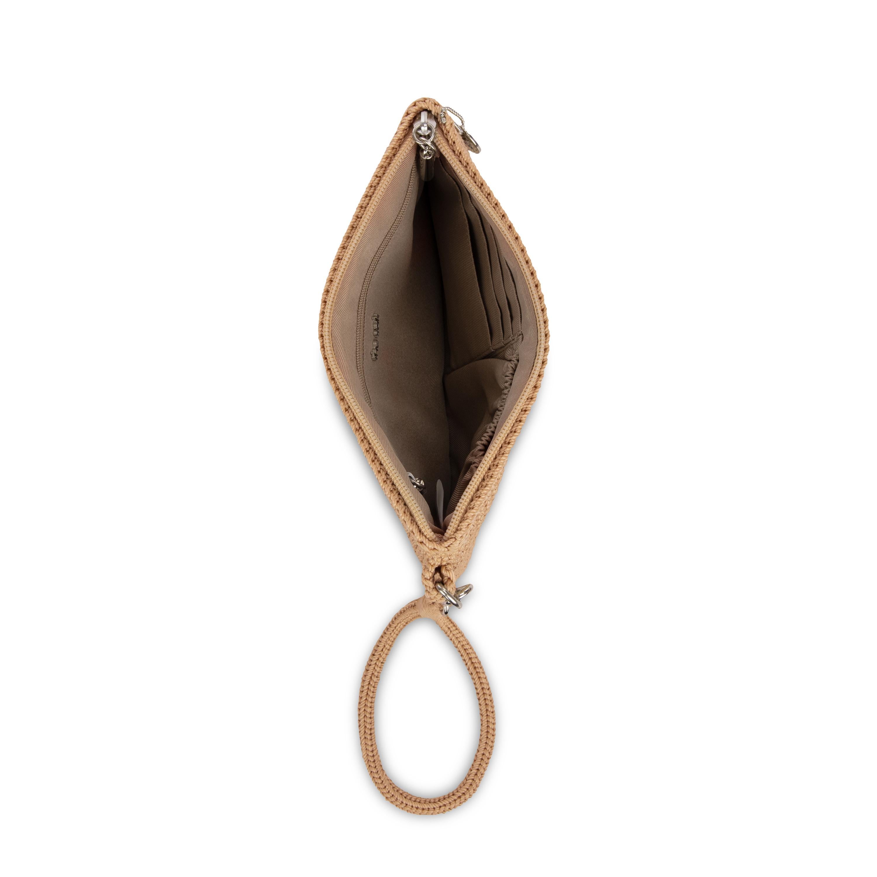 The Sak Vita Wristlet - Hand Crochet - Bamboo