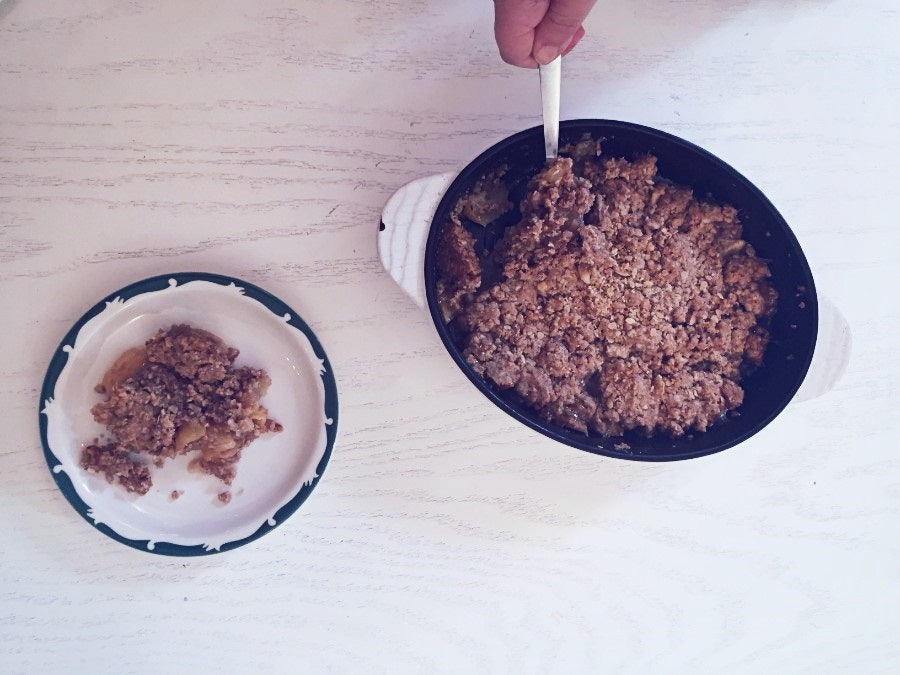 La Cuisine de Mathilde - Making Fall Apple Crisp