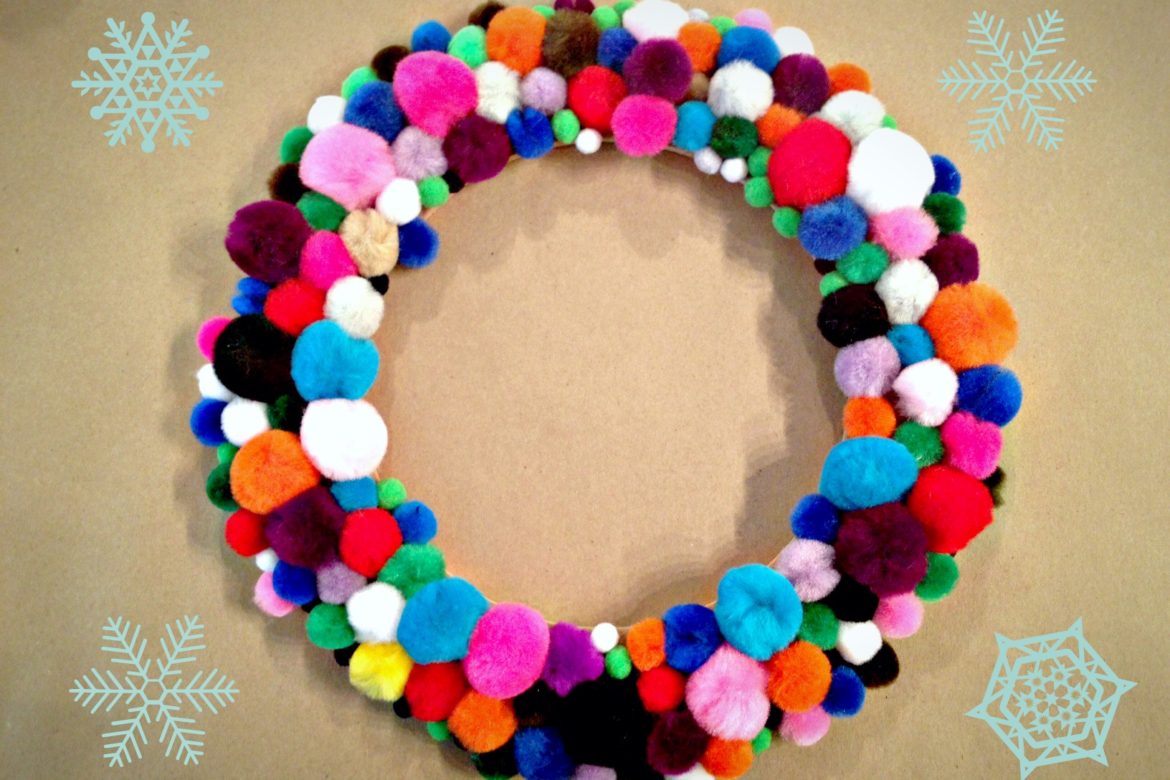 Holiday How-To: DIY Pom Pom Wreath
