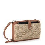 The Sak Iris Smartphone Wallet - Hand Crochet - Bamboo Static