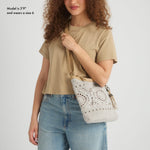 The Sak Lucia Crossbody - Hand Crochet - Natural Medallion