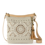 The Sak Lucia Crossbody - Hand Crochet - Natural Medallion