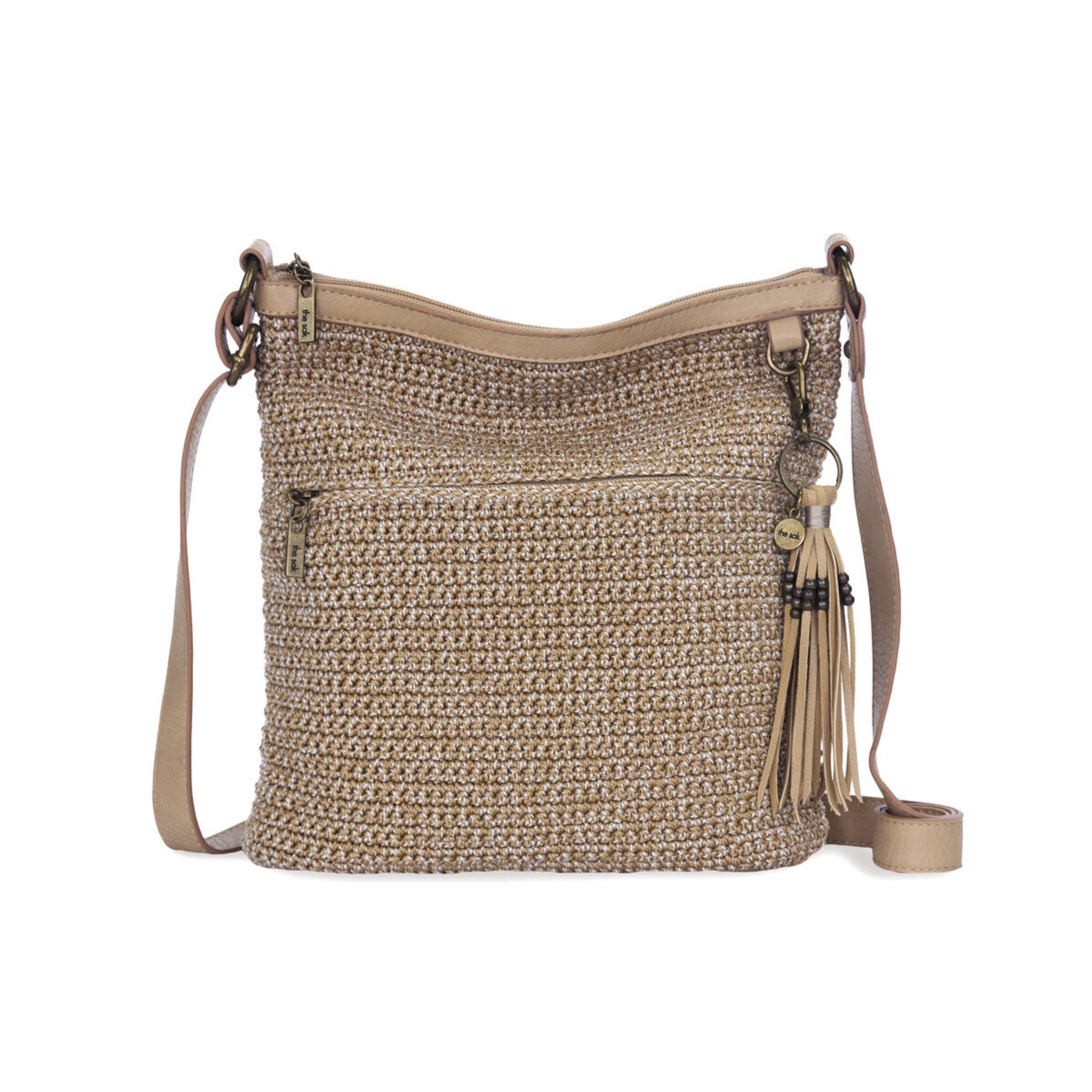 The Sak Lucia Crossbody - Hand Crochet - Bamboo Static