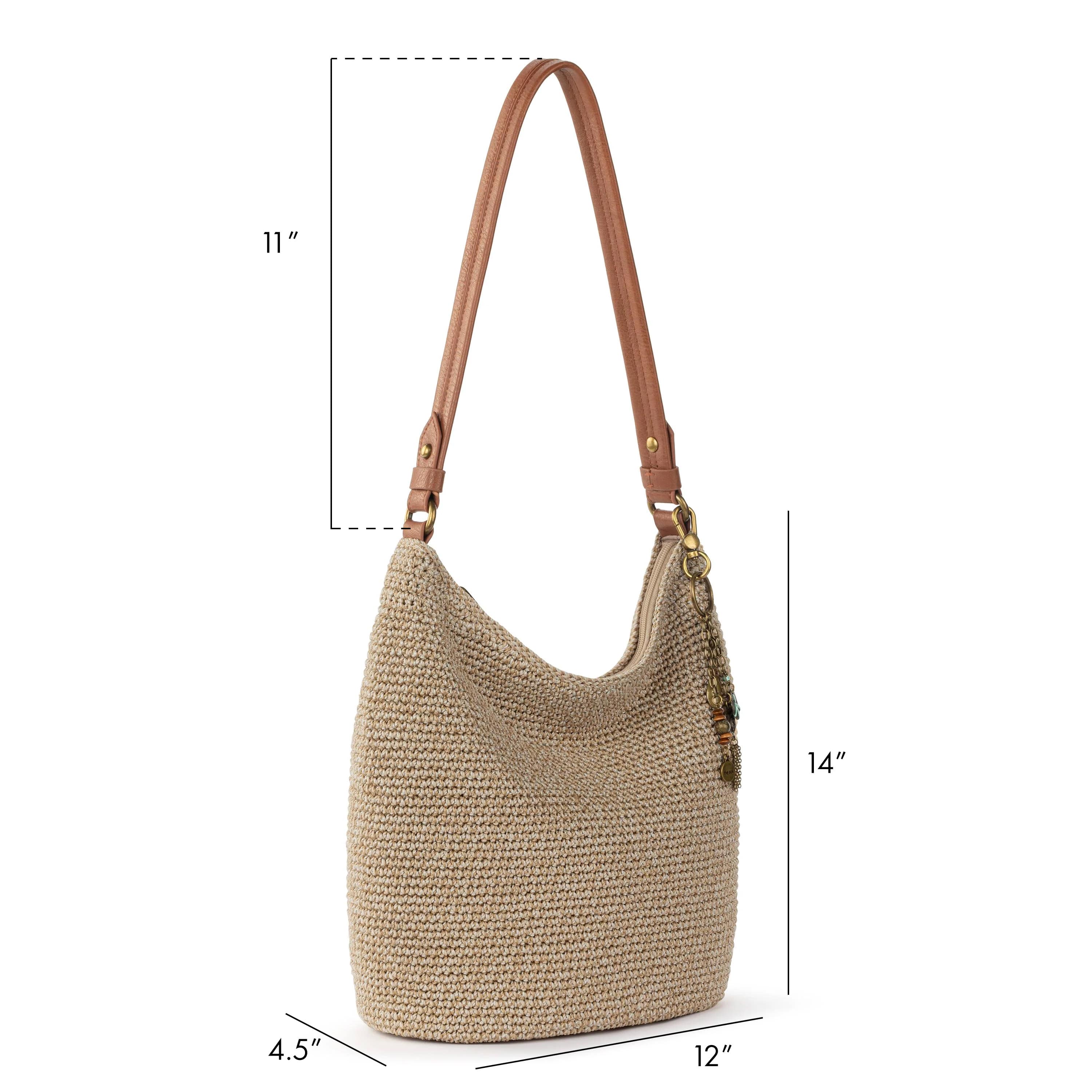 The Sak Sequoia Hobo - Hand Crochet - Bamboo Static