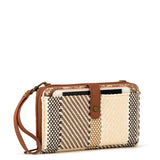 Sakroots Smartphone Wallet - Straw - Tobacco Batik World Woven