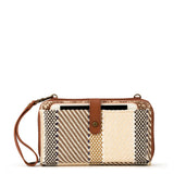 Sakroots Smartphone Wallet - Straw - Tobacco Batik World Woven