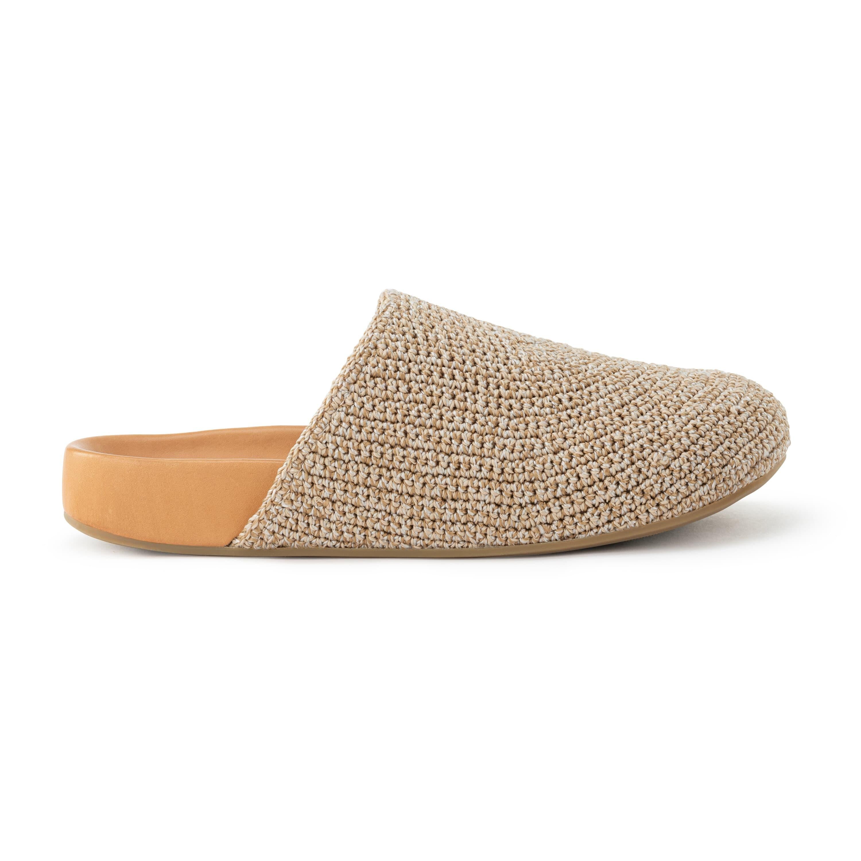 The Sak Bolinas Clog - Hand Crochet - Bamboo Static