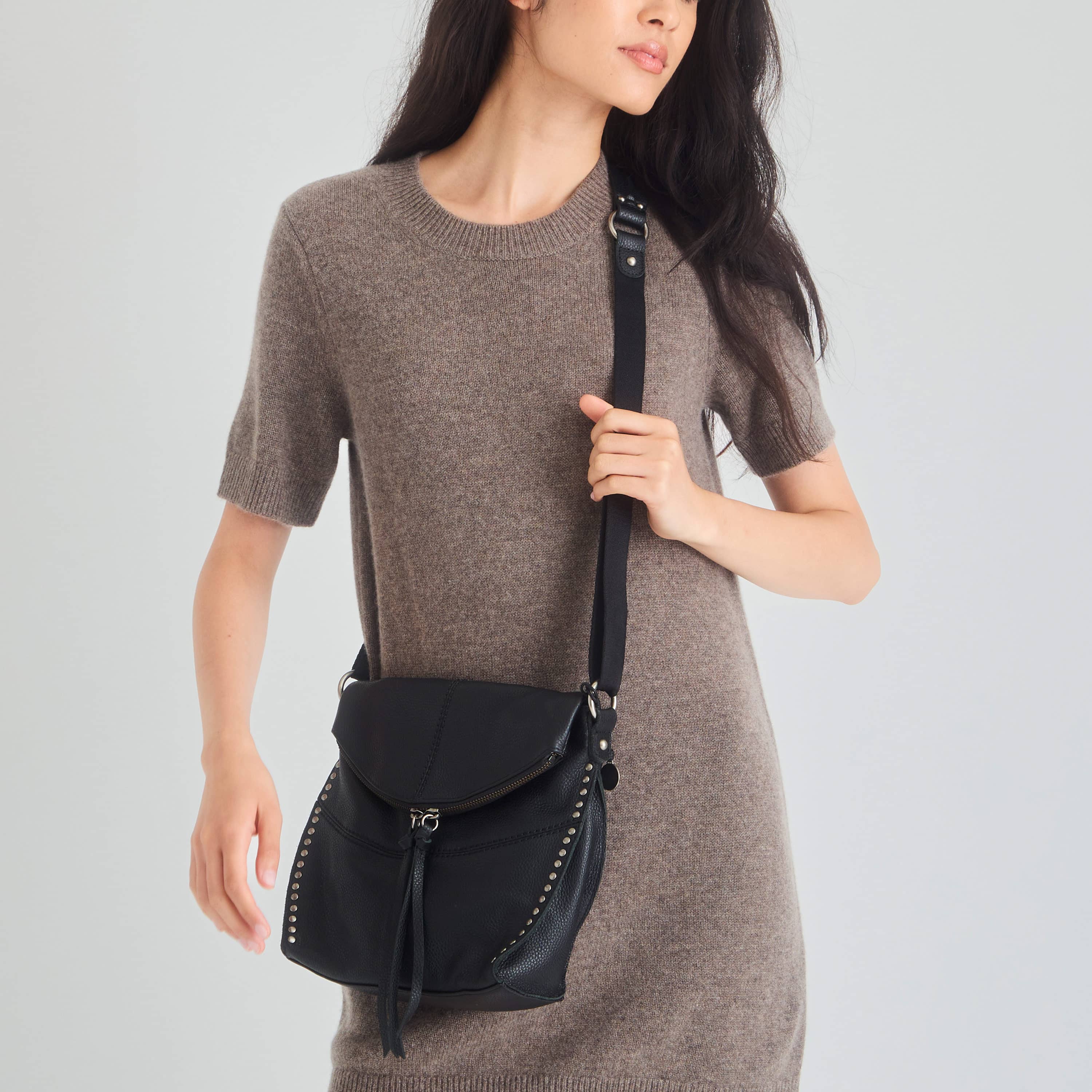 The Sak Silverlake Flap Crossbody - Leather - Black
