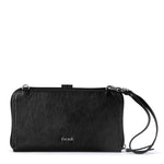 The Sak Iris Smartphone Wallet - Leather - Black Leaf Embossed