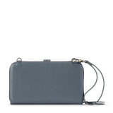 The Sak Iris Smartphone Wallet - Leather - Dusty Blue Block