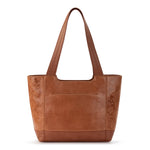 The Sak De Young Tote - Leather - Tobacco Floral Embossed