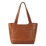 The Sak De Young Tote - Leather - Tobacco Floral Embossed