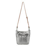 The Sak Los Feliz Crossbody - Leather - Dark Silver