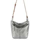 The Sak Los Feliz Crossbody - Leather - Dark Silver