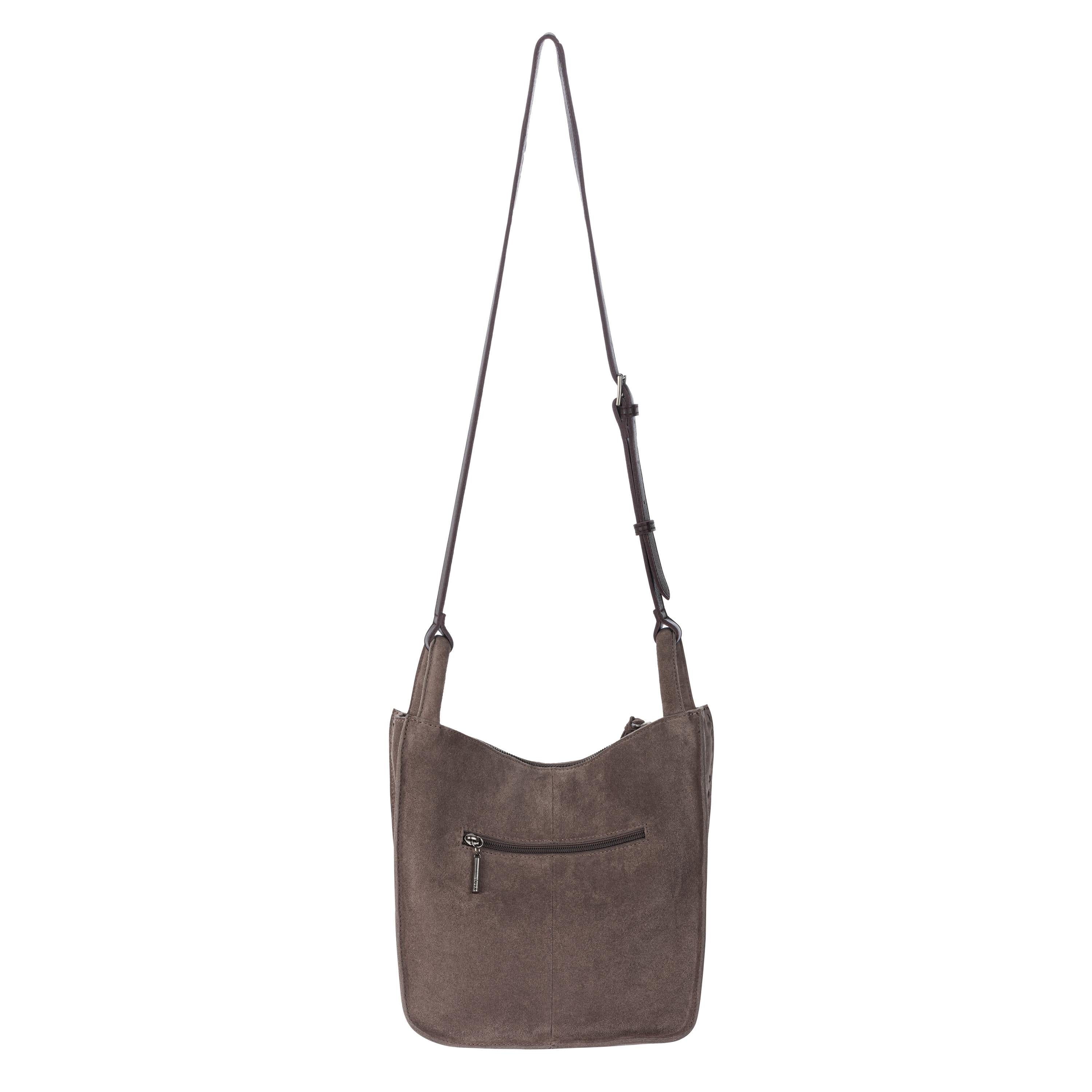 The Sak Los Feliz Crossbody - Leather - Mushroom Suede