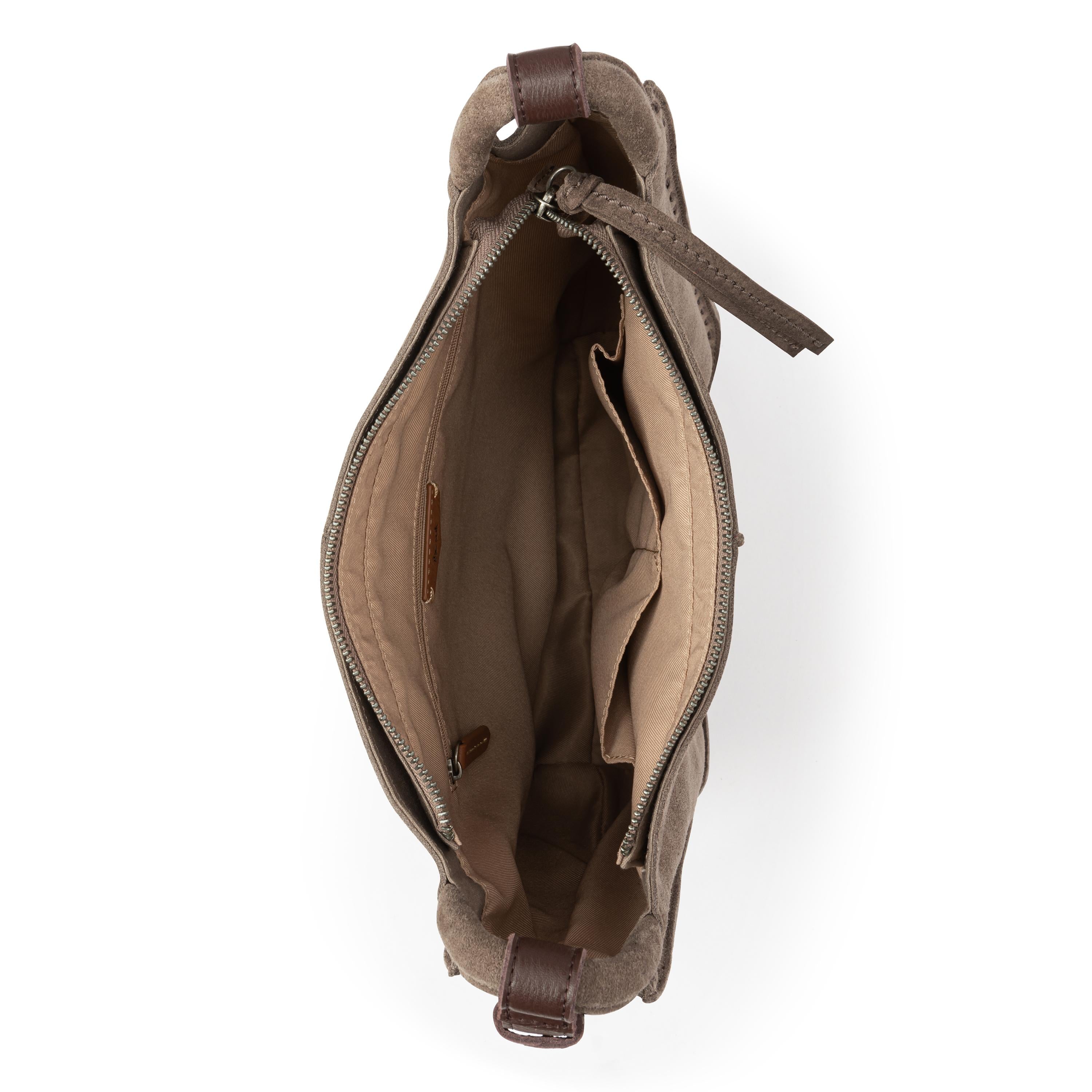 The Sak Los Feliz Crossbody - Leather - Mushroom Suede