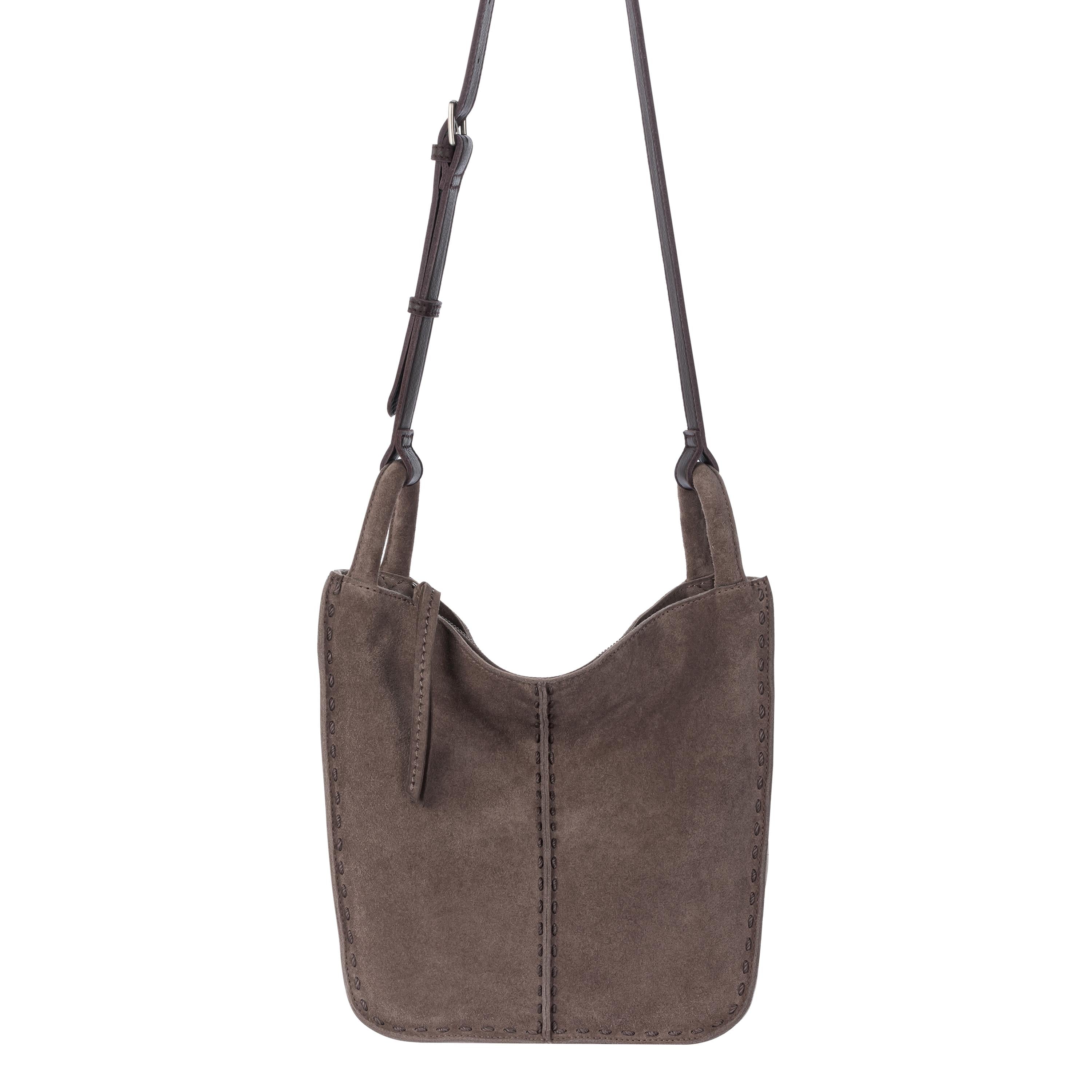 The Sak Los Feliz Crossbody - Leather - Mushroom Suede