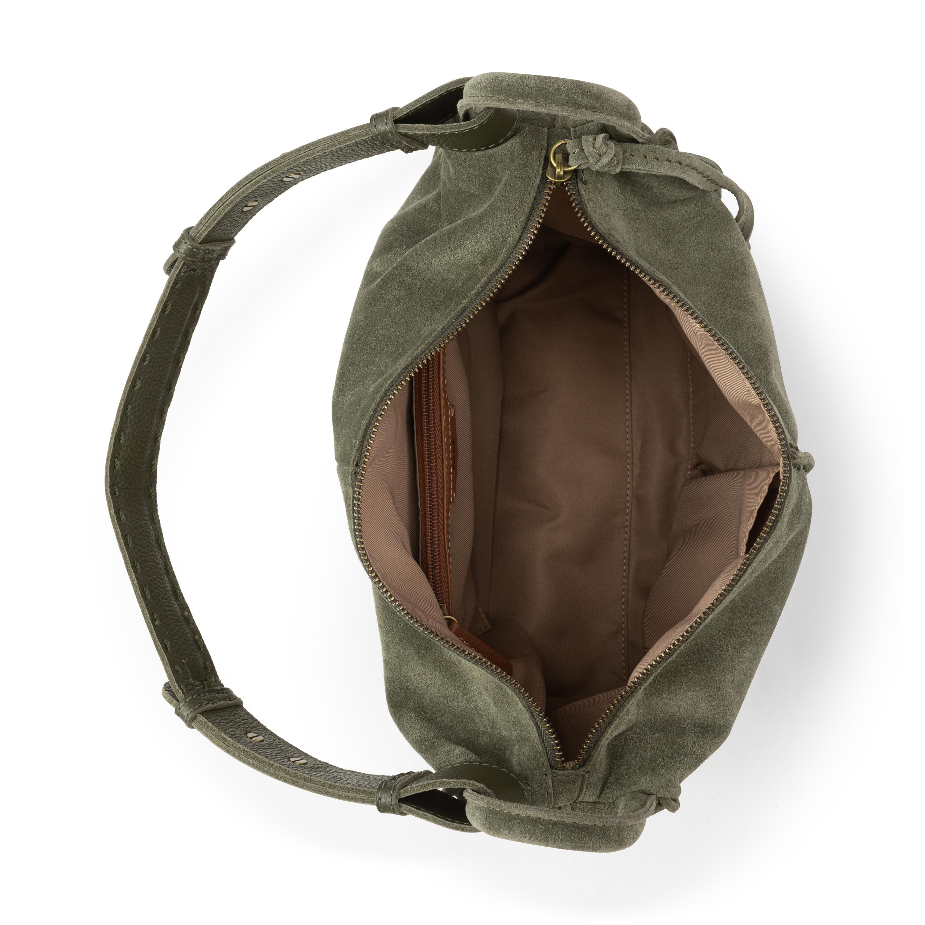 The Sak Los Feliz Hobo - Leather - Moss Suede