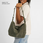 The Sak Los Feliz Hobo - Leather - Moss Suede