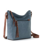 The Sak Ashland Crossbody - Leather - Maritime Wave Embossed
