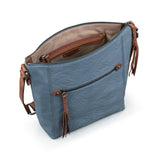 The Sak Ashland Crossbody - Leather - Maritime Wave Embossed