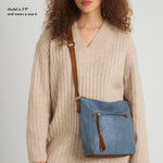 The Sak Ashland Crossbody - Leather - Maritime Wave Embossed