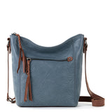 The Sak Ashland Crossbody - Leather - Maritime Wave Embossed