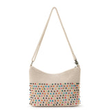 The Sak Lumi Crossbody - Hand Crochet - Ecru Multi Beads