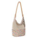 The Sak Sequoia Hobo - Hand Crochet - Ecru Multi Beads