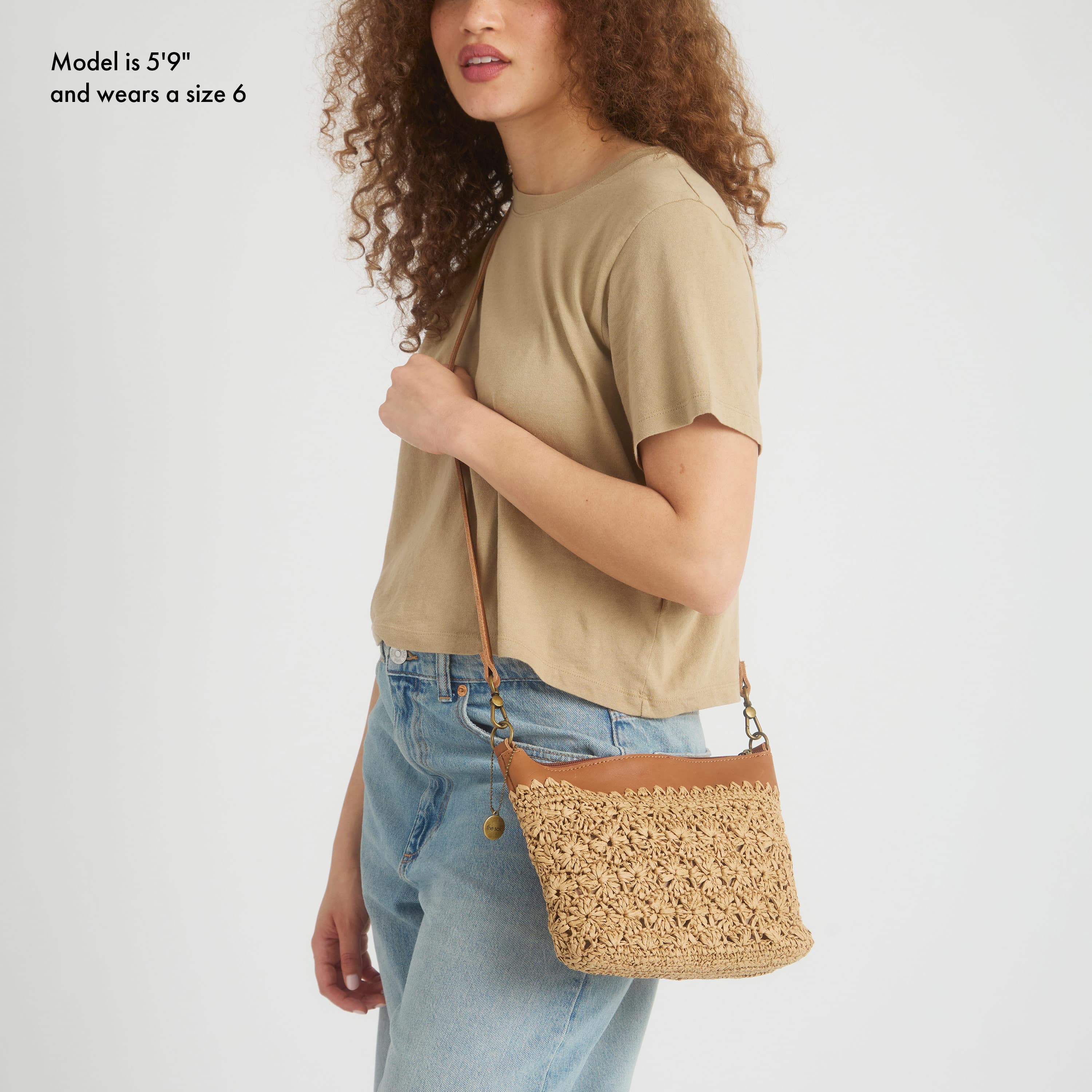 The Sak Lumi Crossbody - Straw - Natural Primrose