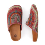The Sak Bolinas Clog - Hand Crochet - Sunset Stripe