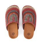 The Sak Bolinas Clog - Hand Crochet - Sunset Stripe