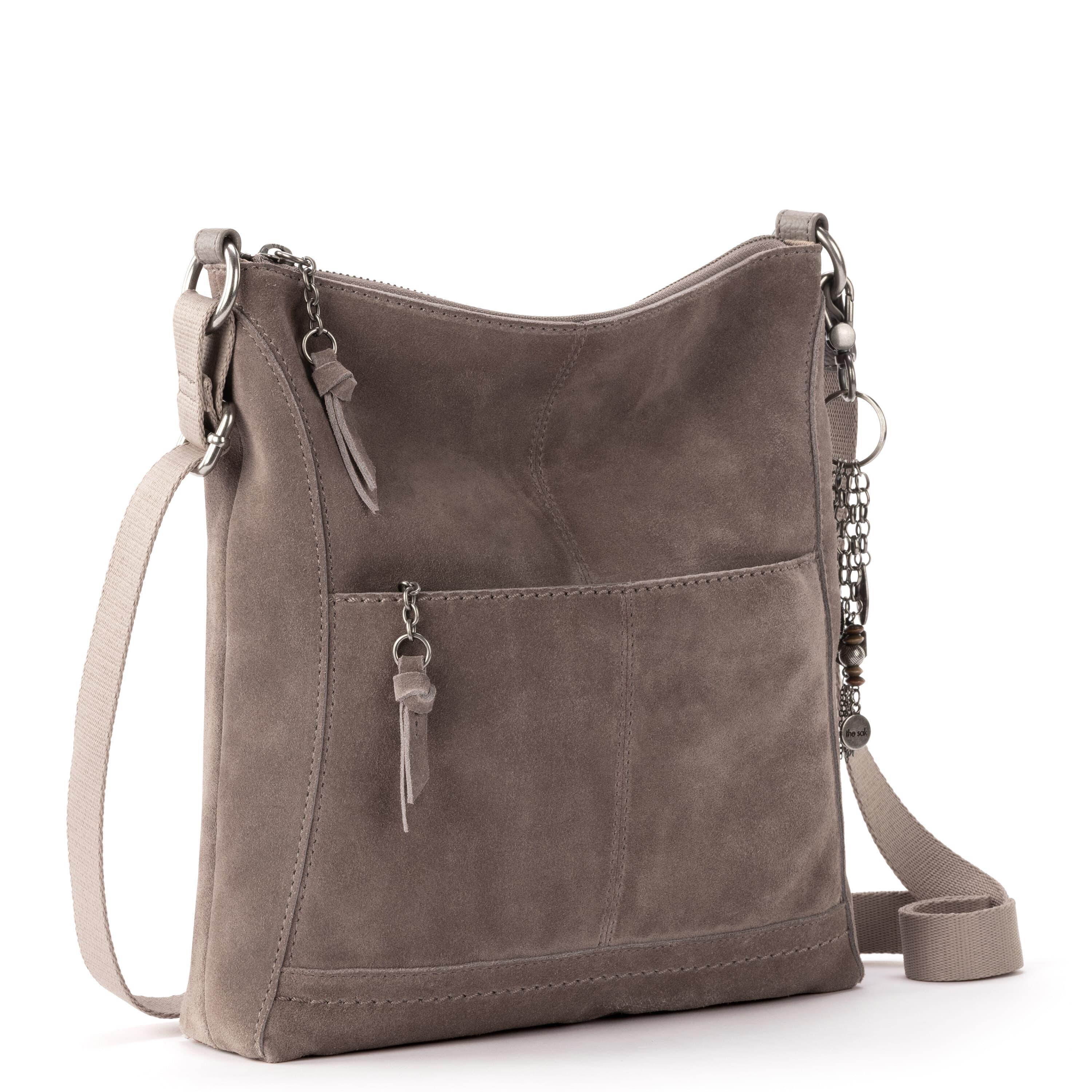 The Sak Lucia Crossbody - Leather - Mushroom Suede