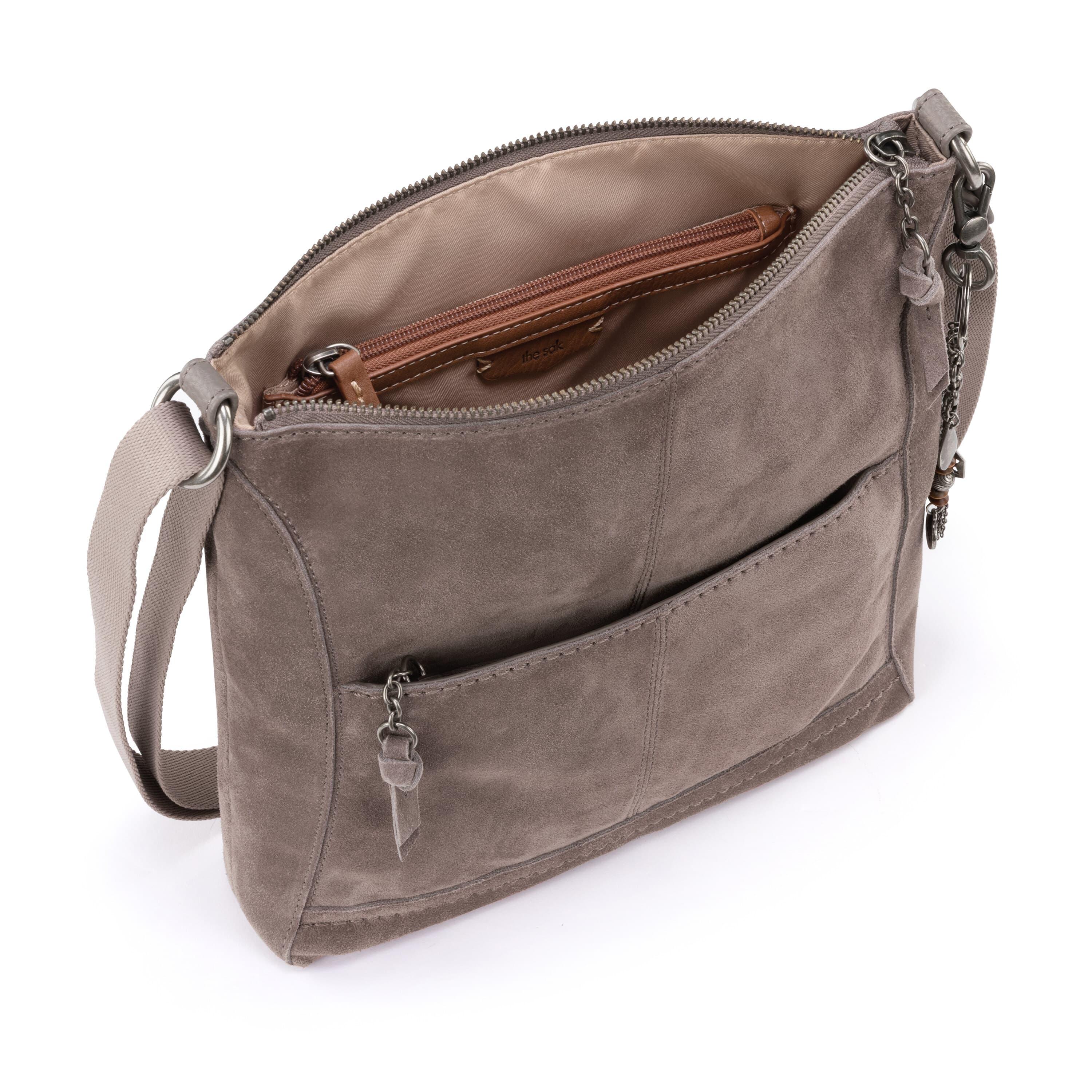 The Sak Lucia Crossbody - Leather - Mushroom Suede