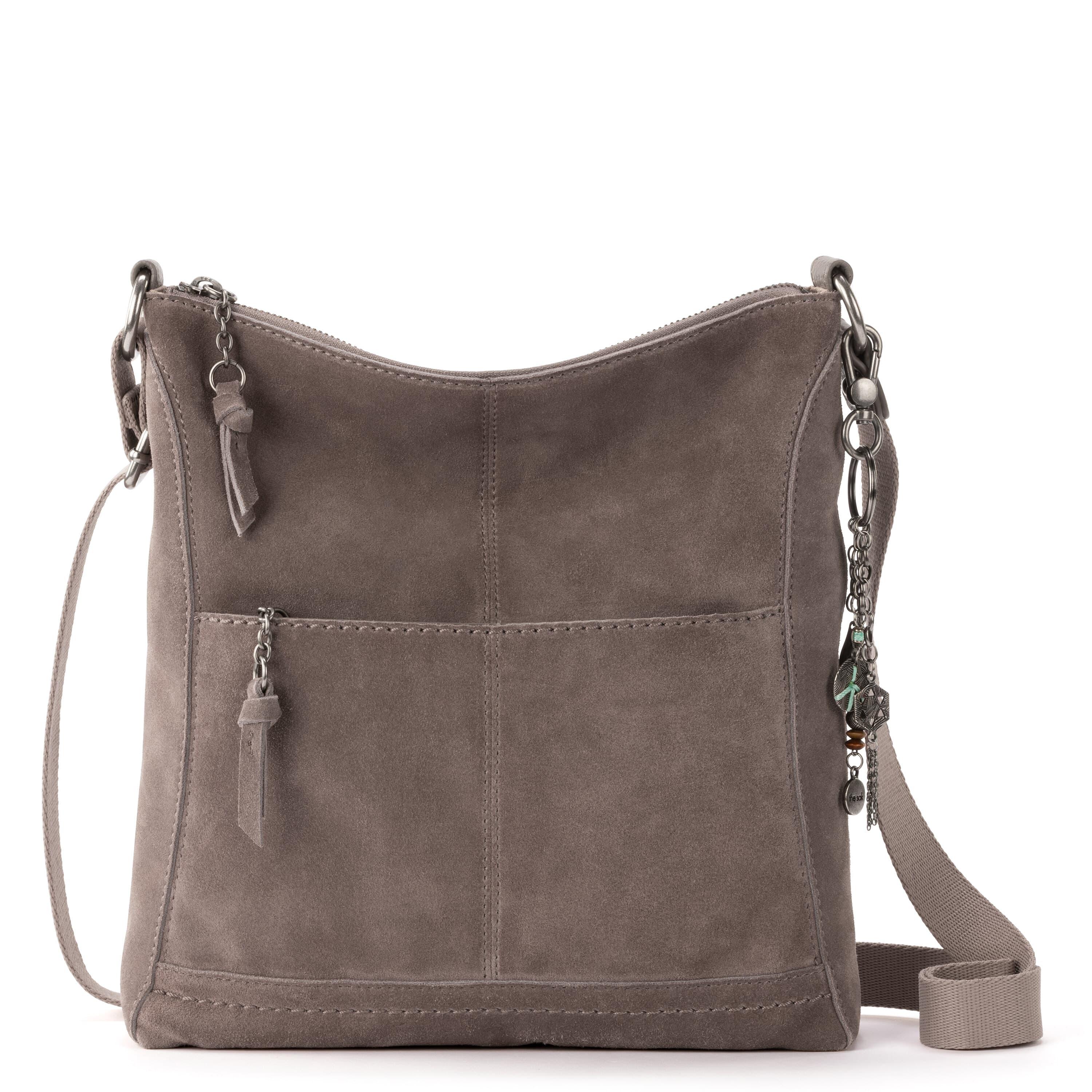 The Sak Lucia Crossbody - Leather - Mushroom Suede