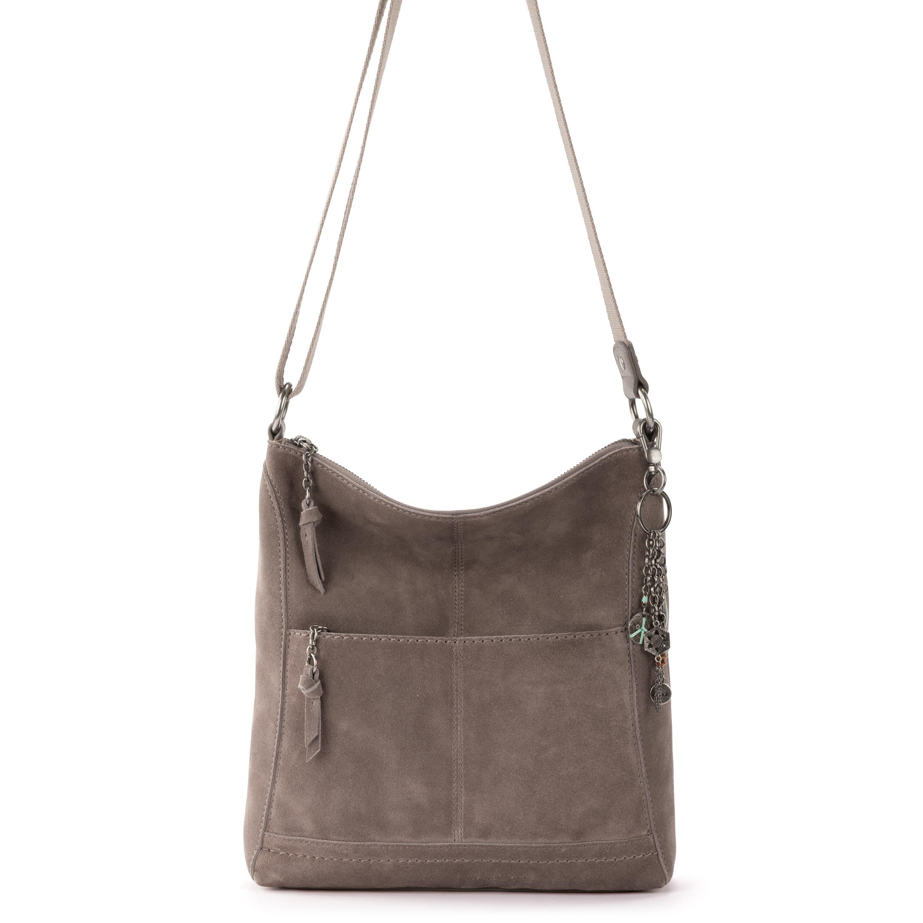 The Sak Lucia Crossbody - Leather - Mushroom Suede