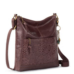 The Sak Lucia Crossbody - Leather - Mahogany Tile Embossed