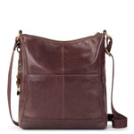 The Sak Lucia Crossbody - Leather - Mahogany Tile Embossed