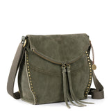 The Sak Silverlake Flap Crossbody - Leather - Moss Suede