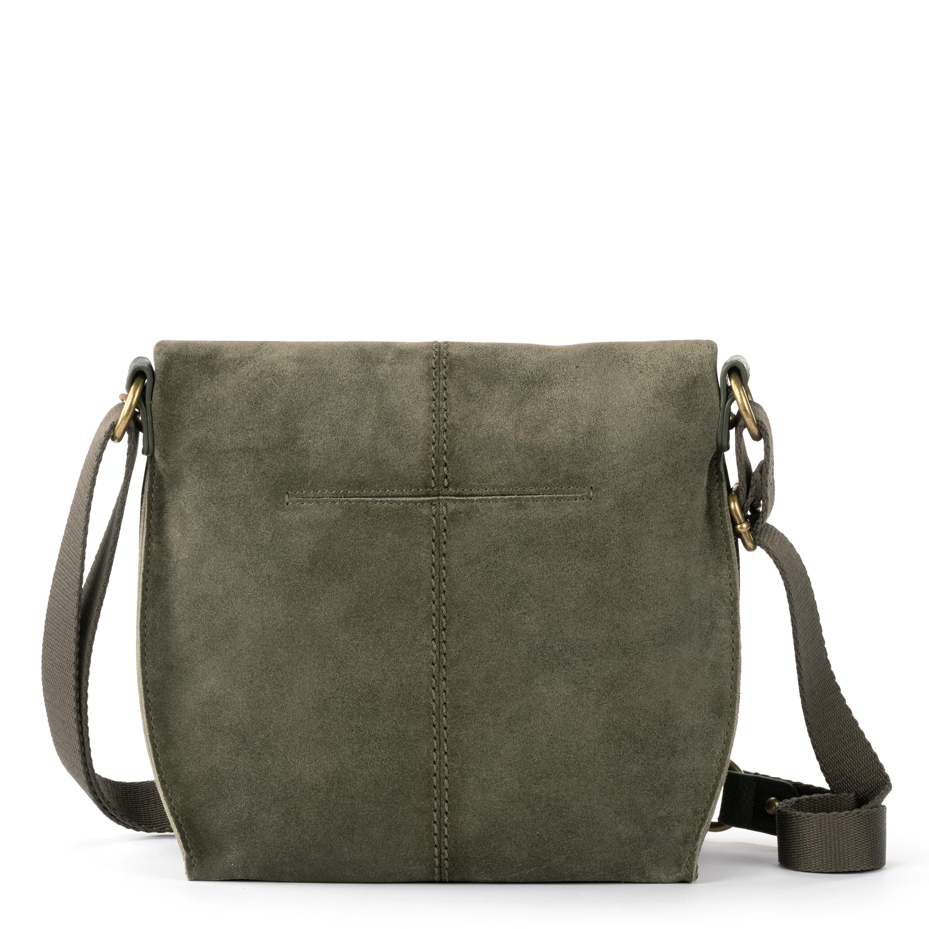 The Sak Silverlake Flap Crossbody - Leather - Moss Suede