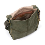 The Sak Silverlake Flap Crossbody - Leather - Moss Suede
