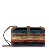 The Sak Iris Smartphone Wallet - Hand Crochet - Woodland Stripe