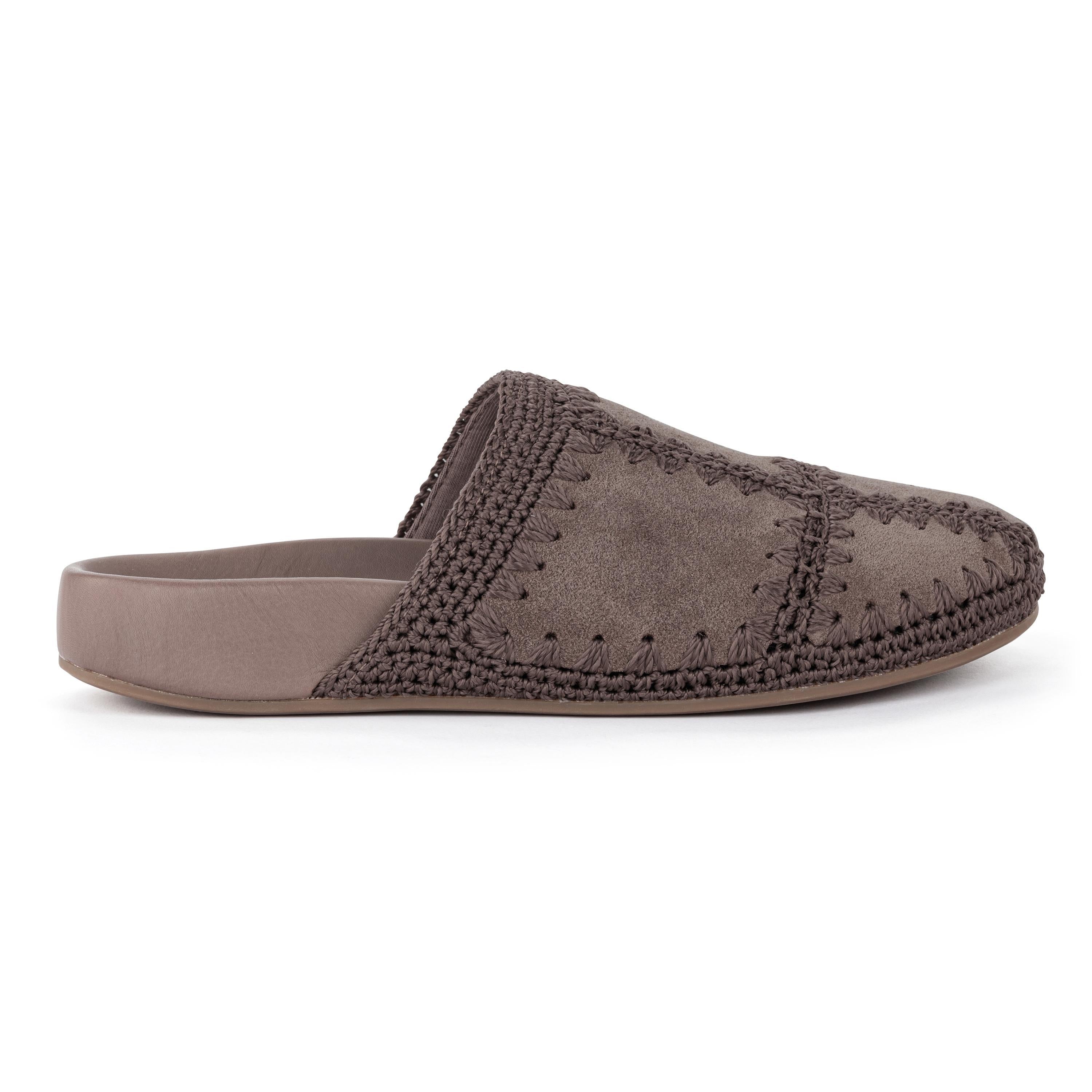 The Sak Bolinas Clog - Leather - Mushroom Suede Patch
