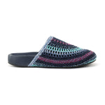 The Sak Bolinas Clog - Hand Crochet - Lapis Stripe