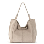 The Sak Los Feliz Large Tote - Leather - Sand Suede