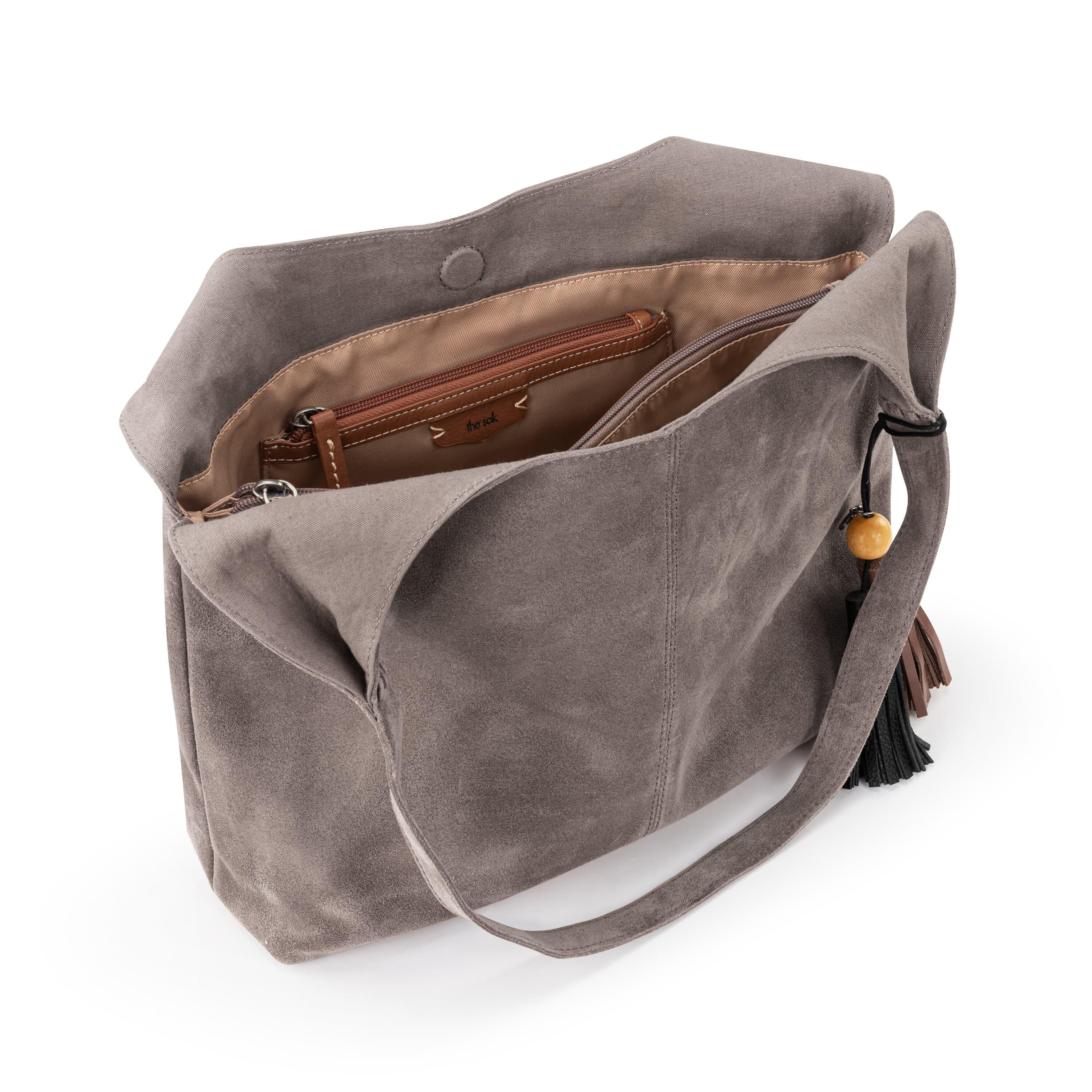 The Sak Huntley Hobo - Leather - Mushroom Suede