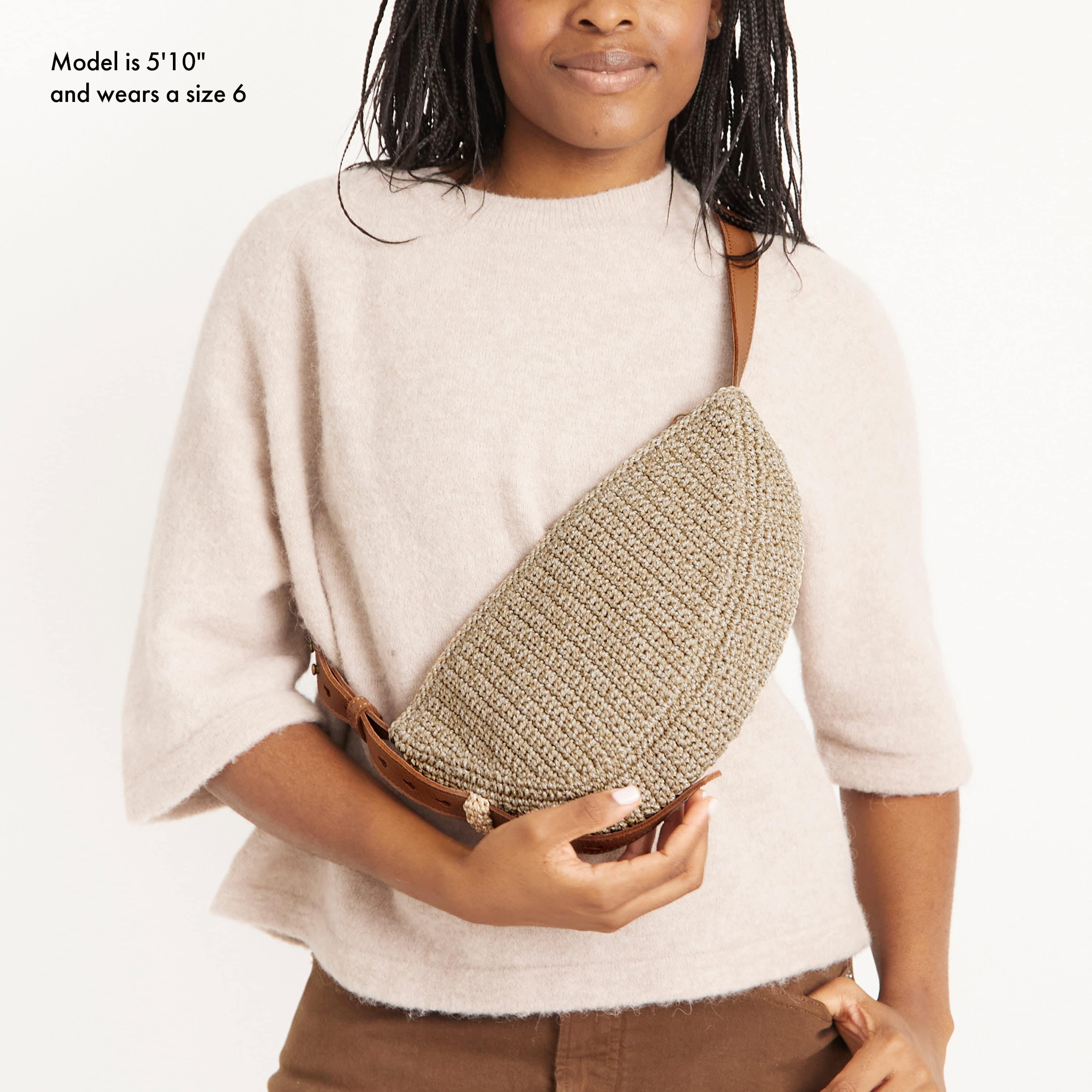 The Sak Tess Sling - Hand Crochet - Bamboo Static