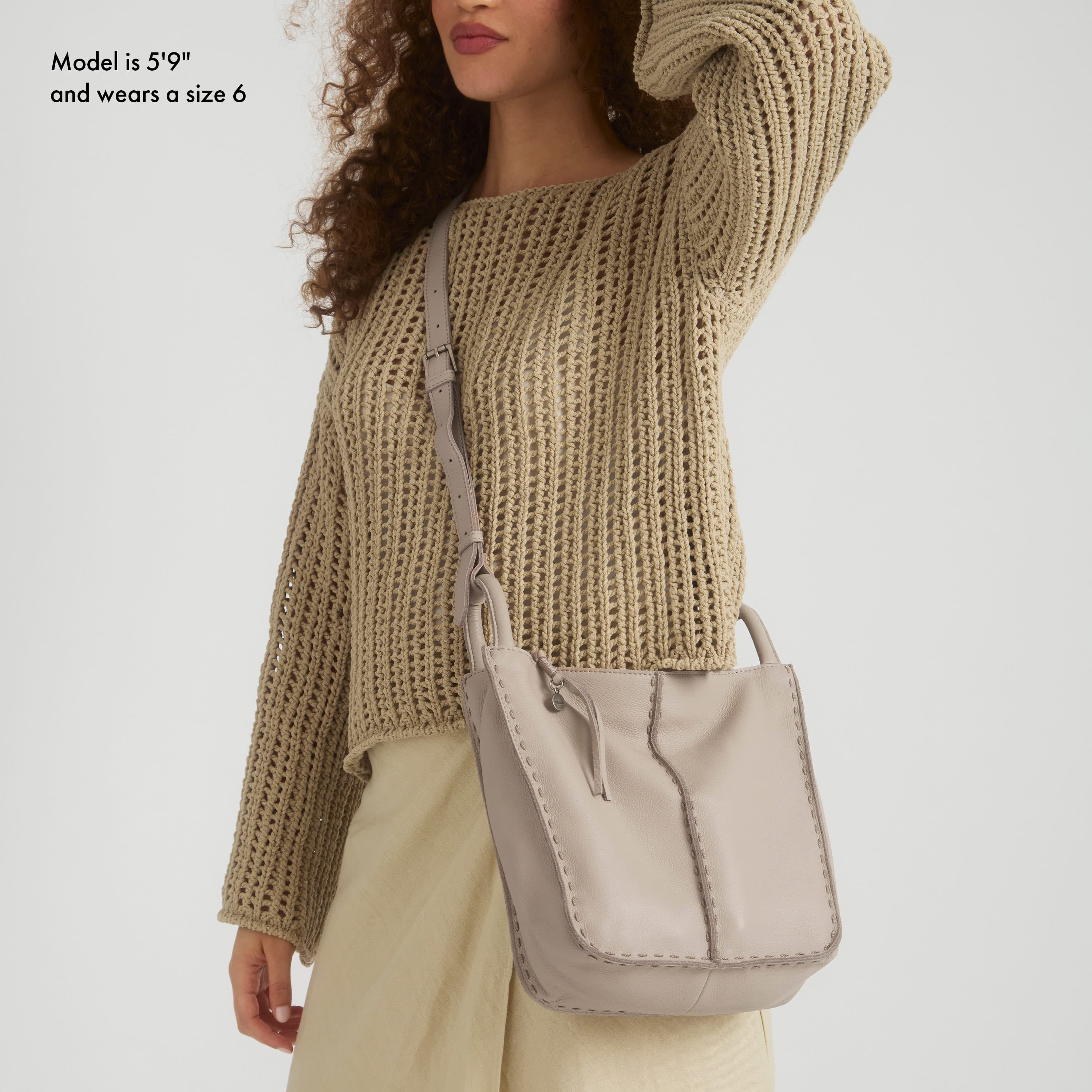 The Sak Los Feliz Crossbody - Leather - Sand