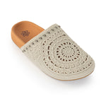 The Sak Bolinas Clog - Hand Crochet - Natural Medallion