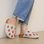 The Sak Bolinas Clog - Hand Crochet - Natural Strawberries